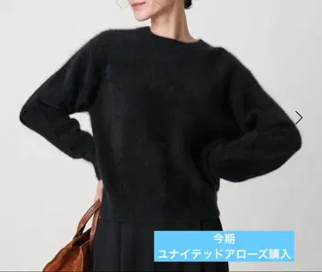 폭스 캐시미어 블렌드 크루넥 니트 풀오버 스웨터014