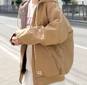 JaVa 자바 콜라보 안감 퀼팅 블루종 자켓