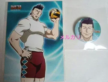 HUNTER x HUNTER 레이저 한정판 캔뱃지 브로마이드 세트