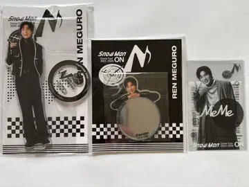 SnowMan 메구로 렌 돔 투어 ON 굿즈 세트 3점