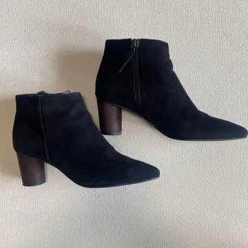 [ Dhyana. ] 양가죽 바이컬러 숏부츠(23.5cm)