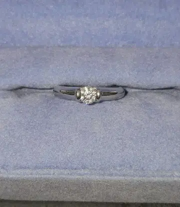 플라티나900 다이아몬드 반지 새상품급