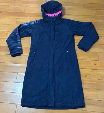 언더아머 네이비 벤치 코트 S 사이즈