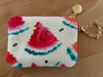 러브러리 바이 페이러 수박 도트 키 파우치