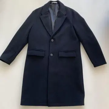 ZARA 블랙 체스터 코트 L 사이즈