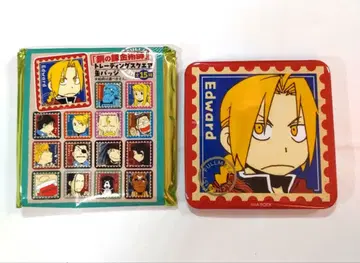 강철의 연금술사 트레이딩 스퀘어 캔뱃지 에드워드