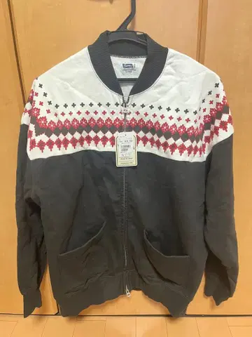 페로우즈 블랙 눈꽃 패턴 L 사이즈