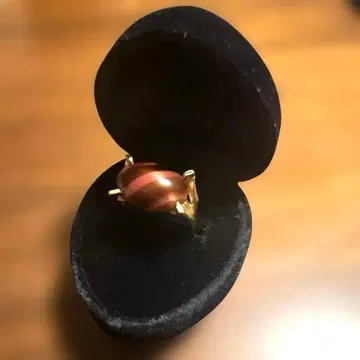 [ SARAH COV. ] 브라운 카보숑 반지