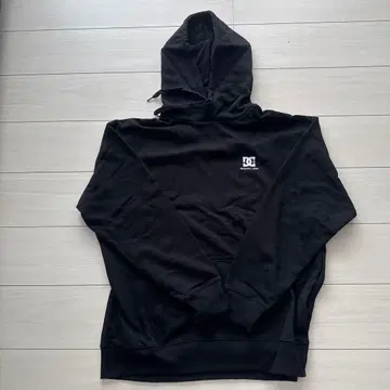 DC 블랙 후드 부착 후드티 L 사이즈