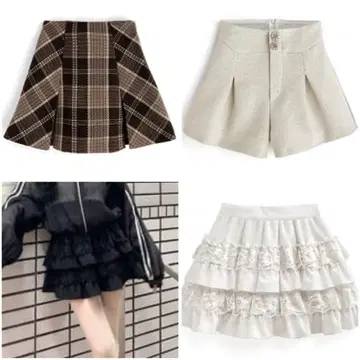 GRL 미니 스커트 숏팬츠 묶음 판매