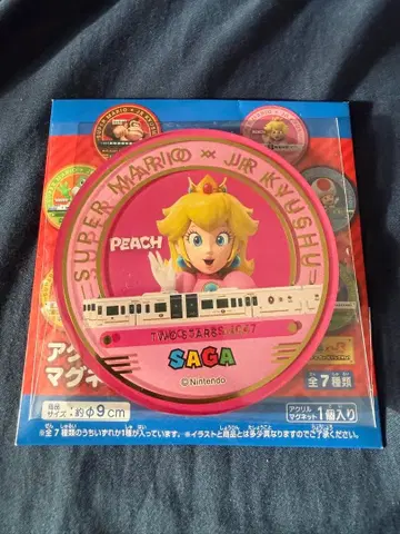 슈퍼 마리오 x JR 규슈 피치 공주 아크릴 마그넷