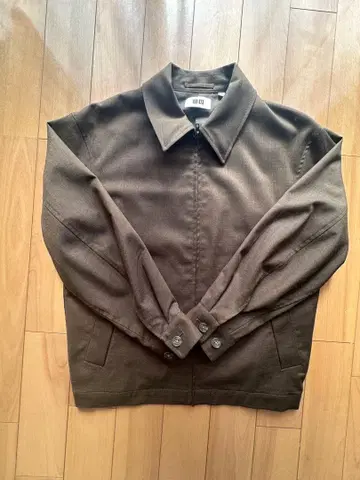 UNIQLO U 브라운 집업 자켓 S