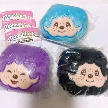 몬치치 페이스 봉제 인형 컬러풀 버전 몬치치