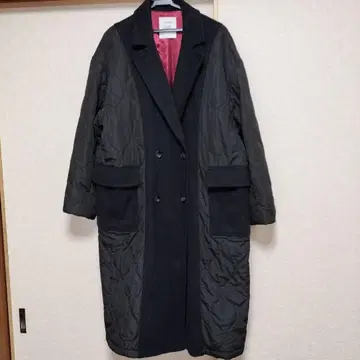 jouetie 블랙 롱 코트 M 블랙