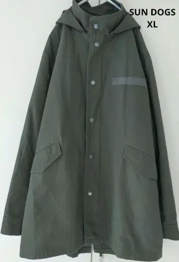 샌드 록스 모즈 코트 밀리터리 코트 카키 XL