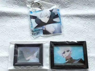주술회전 고죠 사토루 아크릴 키링 마그넷 장면 사진