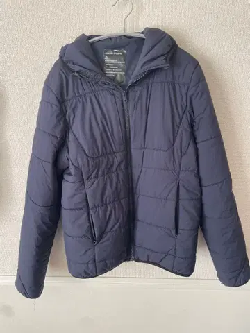 캠팔 오가와 나노 유니버스 Ogawa 후드 부착 네이비 다운 자켓