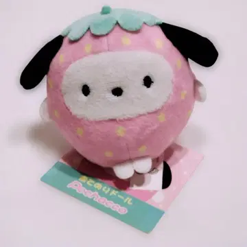 산리오 Sanrio 오테노리 인형 포차코 딸기 봉제 인형 택 포함
