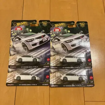 핫휠 카 컬처 로닌 런 혼다 시빅 타입 R 4개