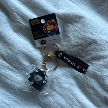 폼폼푸딩 EXPO 2025 산리오 변신 키링 블랙 미야쿠미야쿠