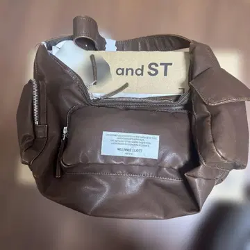 WILLIAM B. ELIOTT 브라운 숄더백