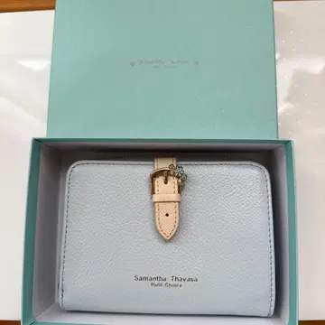 사만다 타바사 프티 초이스 블루 이단 접이식 지갑