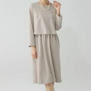 글로벌 워크 스고라쿠 스트레치 도킹 원피스