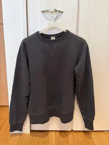 새상품급 Buzz Rickson 버즈릭슨 맨투맨 블랙 M