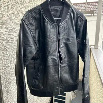 천연 가죽 리사이클 가죽 MA-1