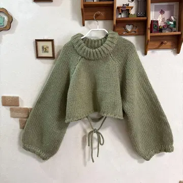 Chico 숏 기장 니트