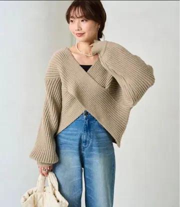 FREAK'S STORE 2WAY 크로스 디자인 니트