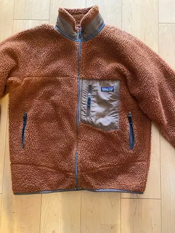 patagonia 남성용 플리스 자켓 S 오렌지