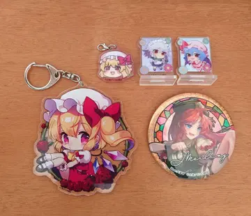 동방project 미스티아 사쿠야 레밀리아 플랑 홍마관조 합체 굿즈 세트