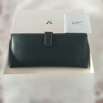요코하마 Kitamura 키타무라 가죽 슬림 장지갑 새상품 박스형