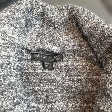 베어풋 목욕 가운 그레이 BAREFOOT DREAMS 사이즈 1