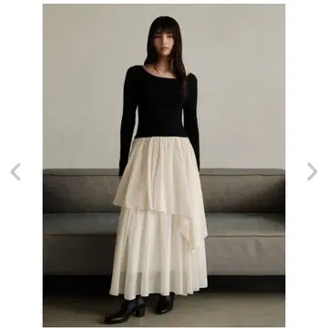 니트 도킹 원피스