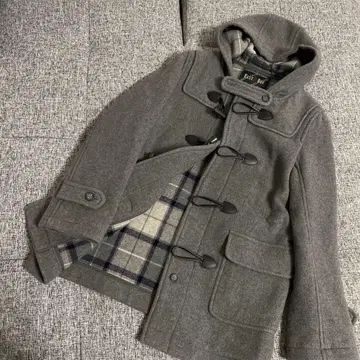 새상품급 이스트 보이 더플 코트 그레이 9호