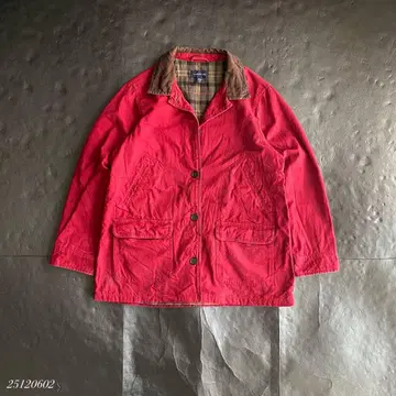 US 구제 의류 LANDS'END 커버올 레드 계열
