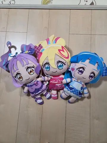 프리큐어 봉제 인형 3개 세트