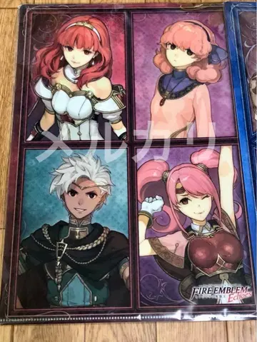 미개봉 파이어 엠블렘 에코 클리어 파일 3장 세트 세리카군