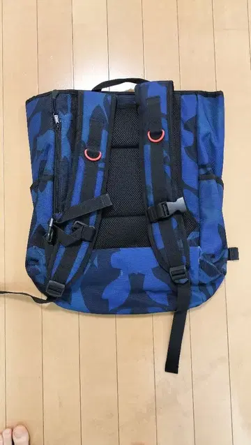 맨위즈 블루 계열 카모플라쥬 백팩