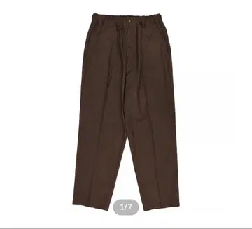 CLUBHAUS Center Press Pants brown