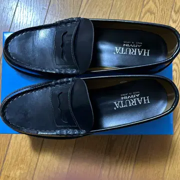 HARUTA 블랙 로퍼 26cm