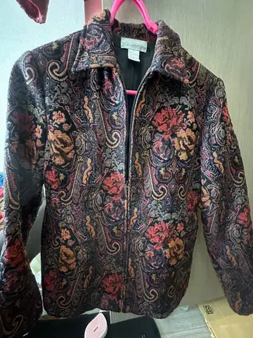 dressbarn 꽃무늬 자수 테일러드 자켓 S