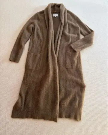 BEIGE 울 롱 가디건