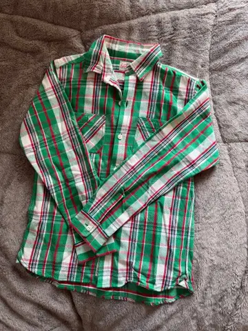 휴스턴 Houston 체크 플란넬 셔츠 M 사이즈