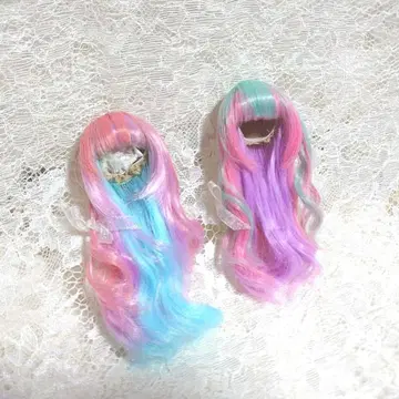 인형 가발 3.5~4인치 2점 세트