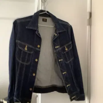 Lee 데님 자켓 다크 블루