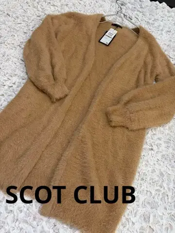 [택 포함 새상품] 스콧 클럽 샤기 가디건 베이지