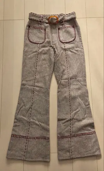 BETTY'S BLUE 스티치 귀여운 팬탈론 바지